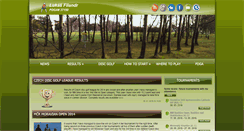 Desktop Screenshot of discgolf.lukasicek.com